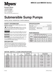 Submersible Sump Pumps - Clean My Water