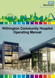 Withington Community Hospital Operating Manual