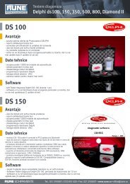 Delphi ds100, 150, 350, 500, 800, Diamond II