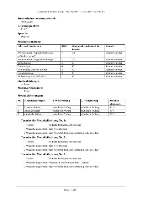 Modulhandbuch - Fachbereich Biologie der Uni Halle-Wittenberg