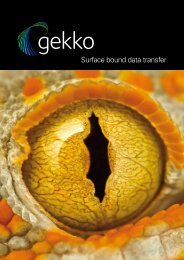 Gekko - Sufrace Bound Data Transfer - Roke Manor Research Limited