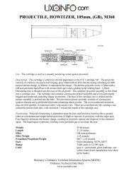 PROJECTILE, HOWITZER, 105mm, (GB), M360