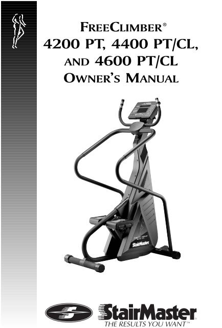 freeclimber 4200 pt, 4400 pt/cl, and 4600 pt/cl ... - GymStore.com