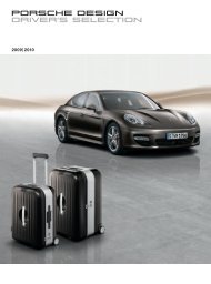 Porsche design driver's selection - Porsche Dealers of North America