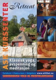 Brosjyre for Ask kurssenter - Skandinavisk yoga- og ...