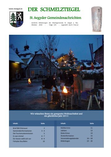 Ausgabe Dezember 2010 - St. Aegyd