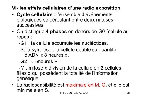 ch 5 radiobiologie radiopathologie - medramo