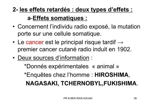 ch 5 radiobiologie radiopathologie - medramo