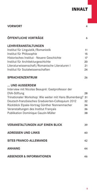 "Deutsch-französische Wechselwirkungen" Sommersemester ... - IZKT