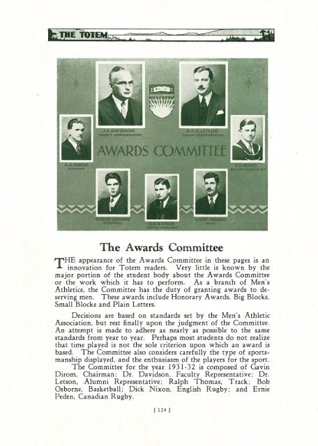 The Totem, UBC Yearbook, 1932 - waughfamily.ca