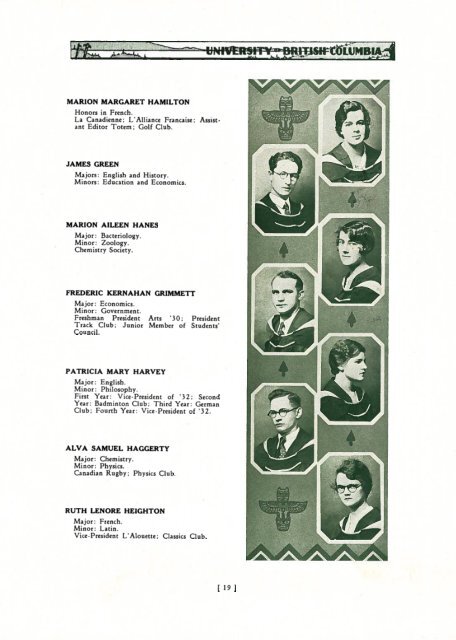 The Totem, UBC Yearbook, 1932 - waughfamily.ca