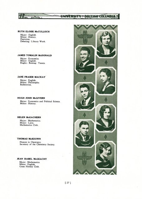 The Totem, UBC Yearbook, 1932 - waughfamily.ca