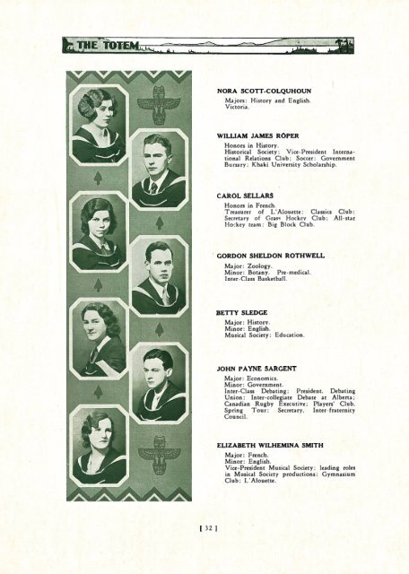 The Totem, UBC Yearbook, 1932 - waughfamily.ca