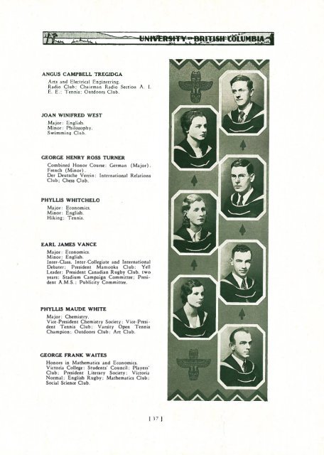 The Totem, UBC Yearbook, 1932 - waughfamily.ca