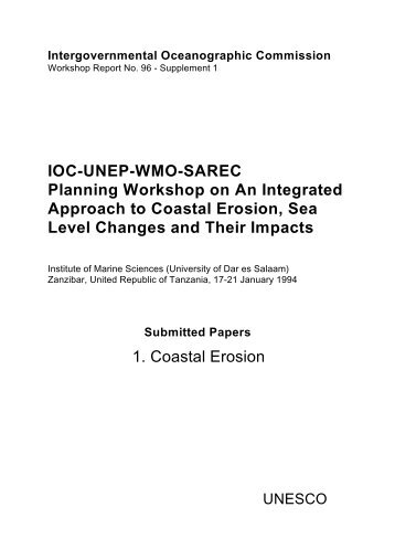 IOC-UNEP-WMO-SAREC Planning Workshop on An Integrated ...