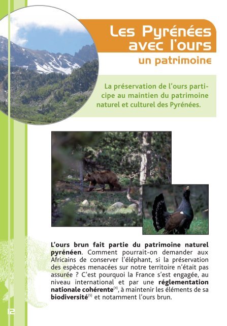 DIREN-plaquette ours:Mise en page 1 - DREAL Midi-Pyrénées