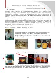 Protocole de dÃ©sensibilisation par humidification de l'acide picrique ...