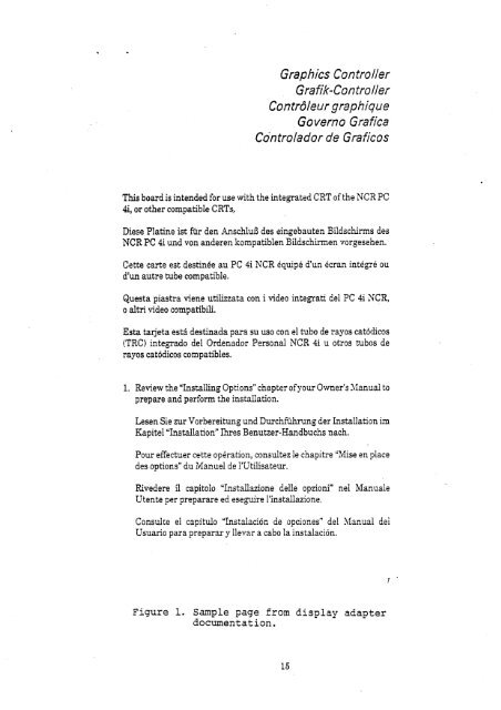 Customer Setup of the NCR PC-8. - THE CORE MEMORY