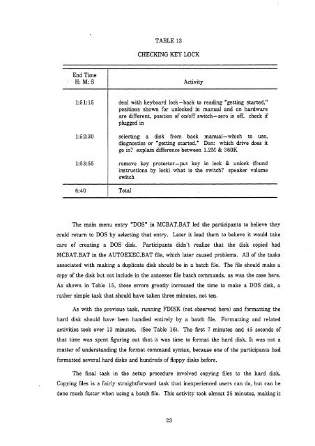 Customer Setup of the NCR PC-8. - THE CORE MEMORY