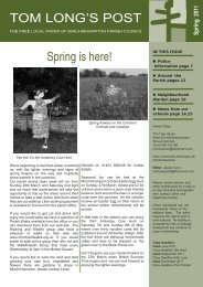 TOM LONG'S POST Spring is here! - Stroud District Community ...