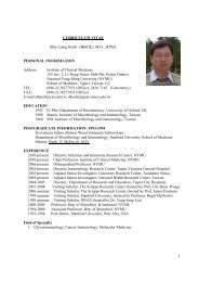 1 CURRICULUM VITAE Shie-Liang Hsieh - å°åæ¦®ç¸½æå­¸ç ç©¶é¨