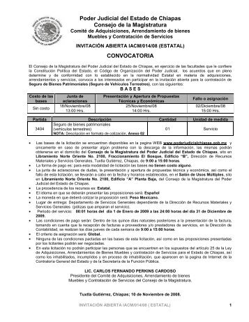 bases - Poder Judicial del Estado de Chiapas