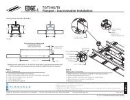 T5/T5HO/T8 Flanged - Inaccessable Installation - Pinnacle ...