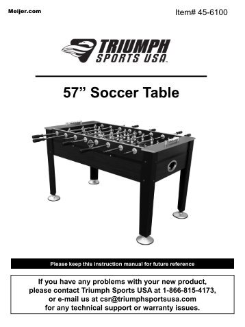 57â Soccer Table - Meijer