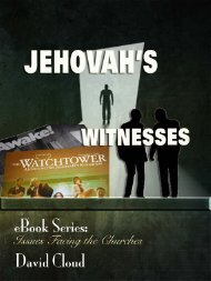 The Jehovah's Witnesses - Way of Life Literature