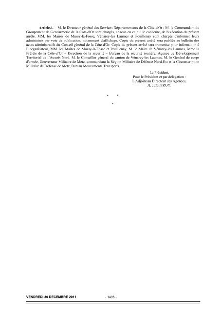 DÃ©cembre 2011 - Bulletin des actes administratifs - Conseil gÃ©nÃ©ral ...