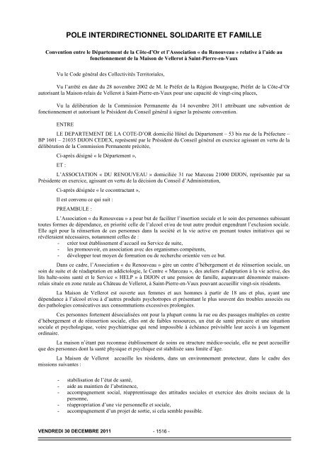 DÃ©cembre 2011 - Bulletin des actes administratifs - Conseil gÃ©nÃ©ral ...