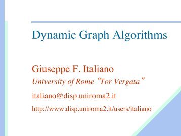 Dynamic Graph Algorithms