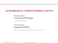 An Introduction to Artificial Intelligence and Law - Learning ...