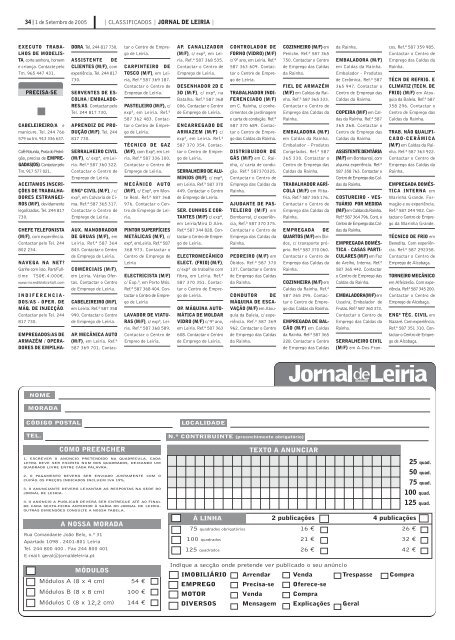 Empresas da regiÃ£o nÃ£o encontram trabalhadores - Jornal de Leiria