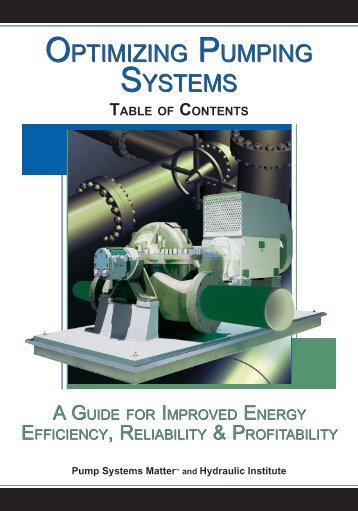 Optimizing Pumping Systems - the Hydraulic Institute