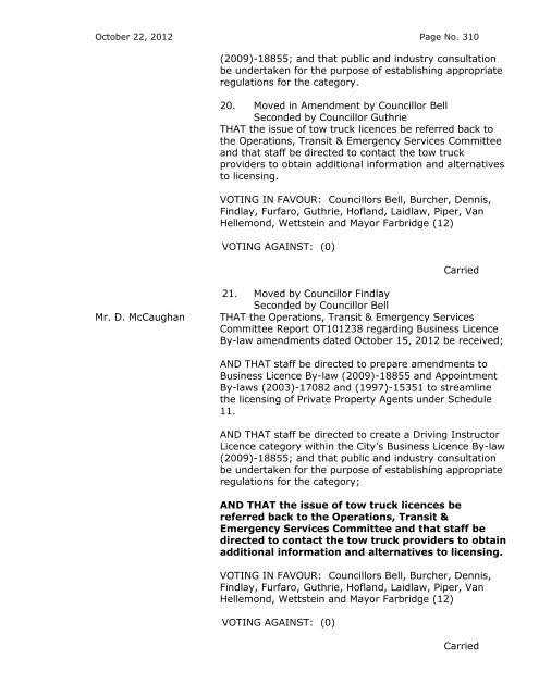 City Council Agenda - November 26, 2012 - City of Guelph