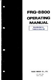 Yaesu FRG-8800 user manual - RadioManual.eu