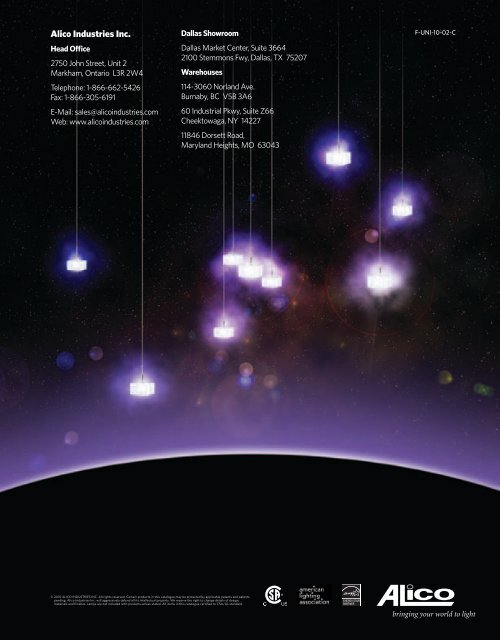 Download The 2010 V2 Constellations Of Light - Alico Industries