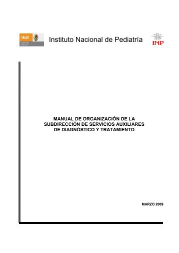 Manual de OrganizaciÃ³n de la SubdirecciÃ³n de Servicios Auxiliares ...