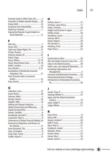 Business and Management 2013 - Cambridge University Press India