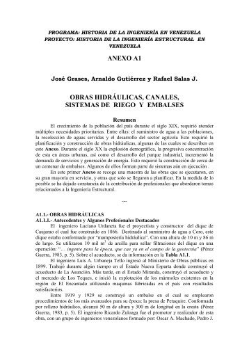 anexo a1 obras hidrÃ¡ulicas, canales, sistemas de riego y embalses