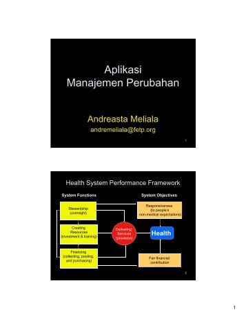 Aplikasi Manajemen Perubahan - KMPK