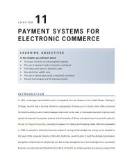 PAYMENT SYSTEMS FOR ELECTRONIC COMMERCE