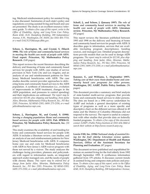 Full PDF Version - ASPE - U.S. Department of Health and Human ...