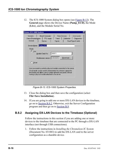 ICS-1000 Ion Chromatography System Operator's Manual