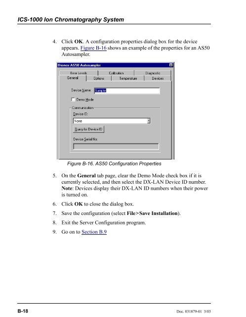 ICS-1000 Ion Chromatography System Operator's Manual