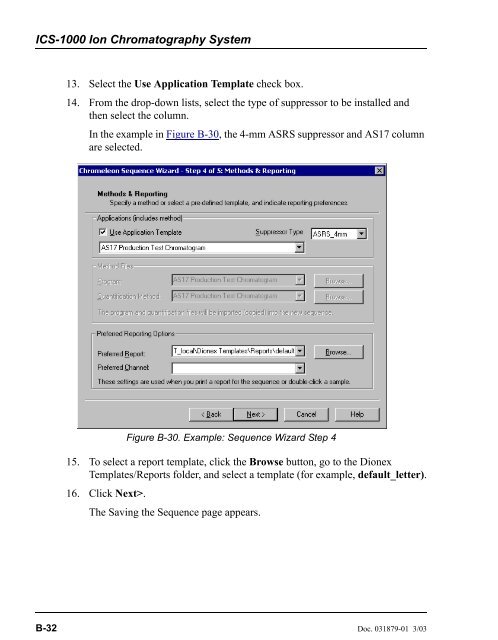 ICS-1000 Ion Chromatography System Operator's Manual