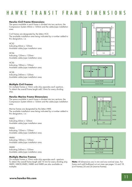 Hawke Transit System catalogo