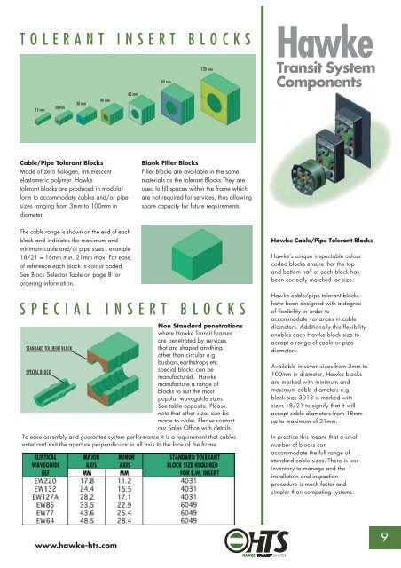 Hawke Transit System catalogo