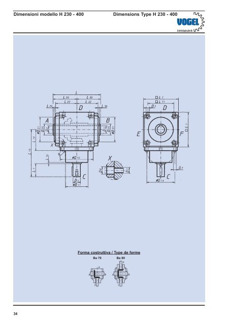 Catalogo pdf - Riduttori ortogonali monostadio